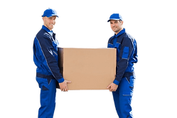 This image shows two of Master Mover's packers and movers at work