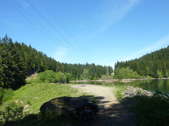 Lacy Lake | bikepacking Horne Lake | bikepacking Port Alberni