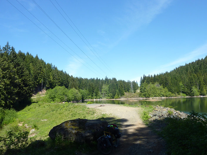 Lacy Lake | bikepacking Horne Lake | bikepacking Port Alberni