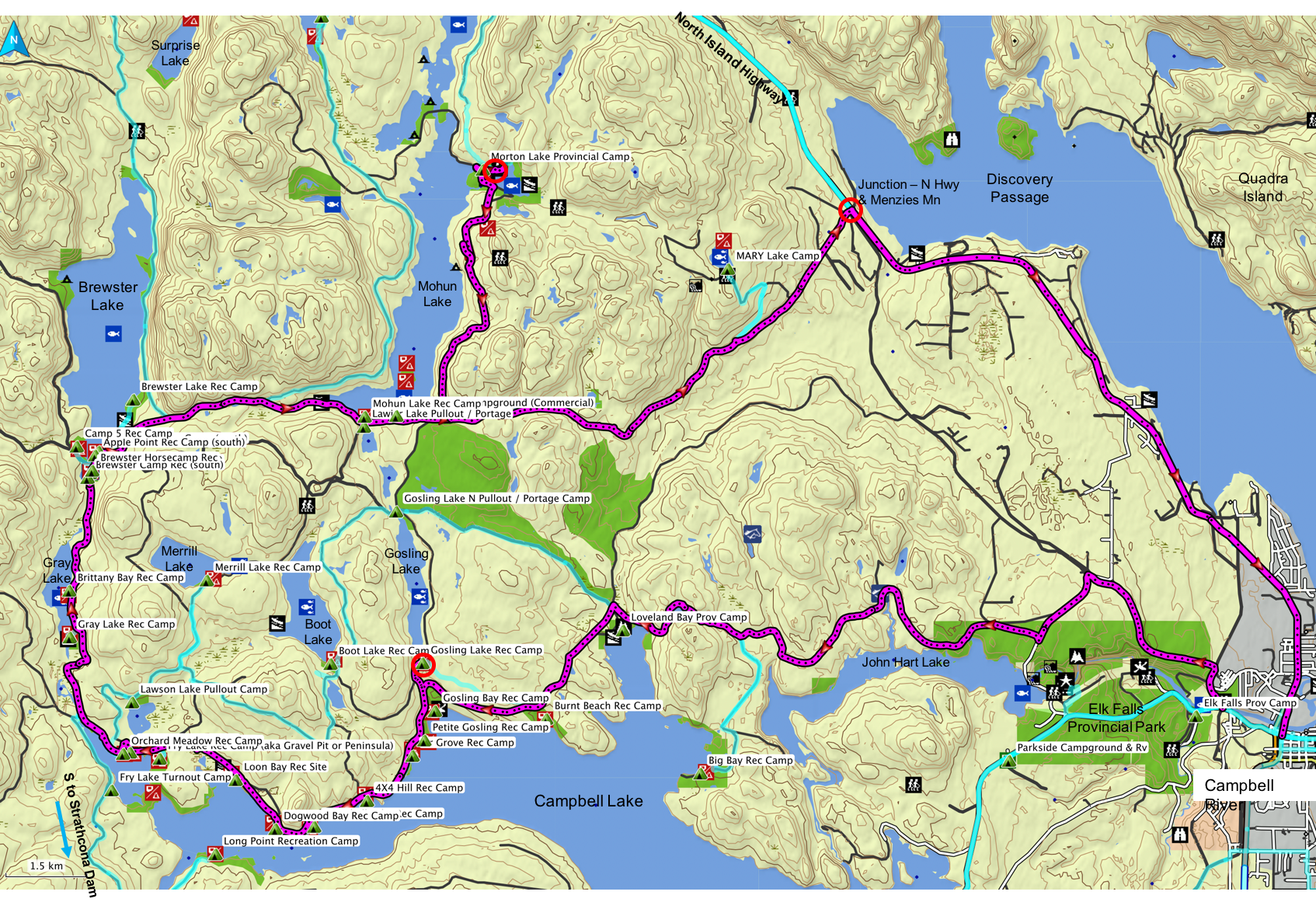 Campbell River NW Lakes