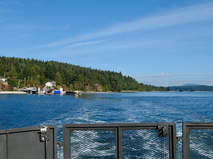 Mill Bay ferry terminal | ferry to Brentwood Bay terminal | cycle touring Vancouver Island