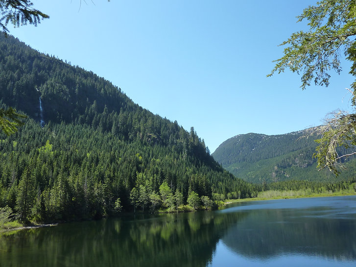 June Lake, Strathcona Park | bikepacking NE of Port Alberni | cycle touring Vancouver Island