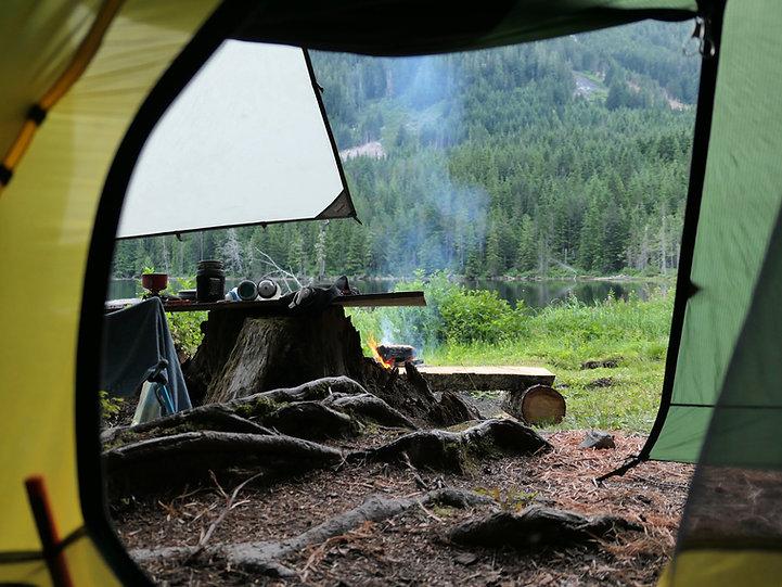 Freda Lake Rec Camp | bikepacking Freda Lake