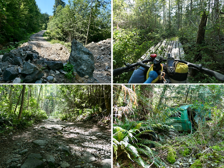 Roads to Sarah Point | bikepacking Malaspina Peninsula