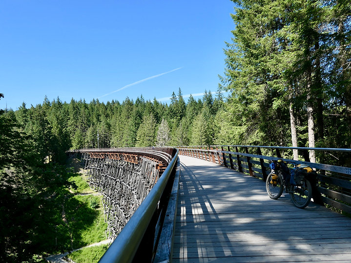 Kinsol Trestle & Cowichan Valley Trail | south Vancouver Island | cycle touring Vancouver Island