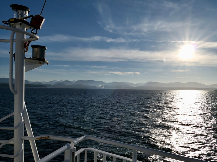 BC ferry Comox to Powell River | cycle touring Vancouver Island & Sunshine Coast