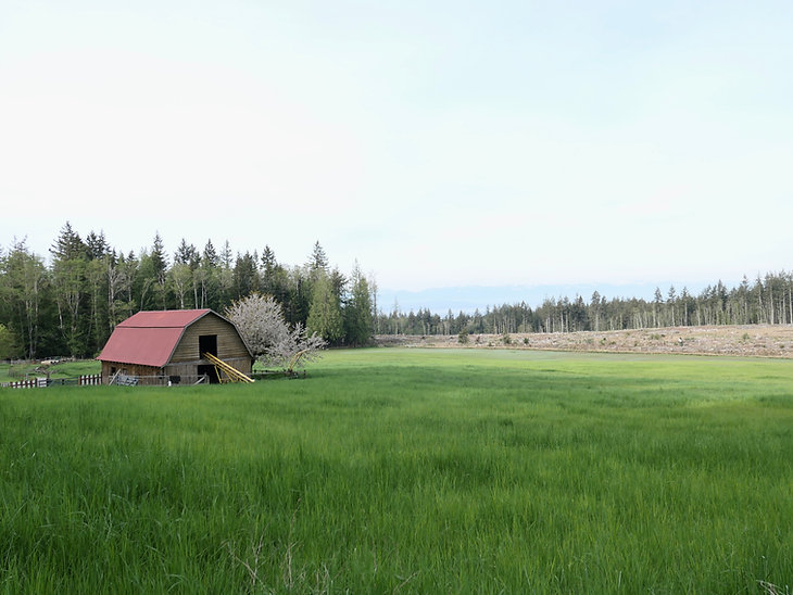 Texada Island farm | bikepcking Texada Island | cycle touring Texada Island