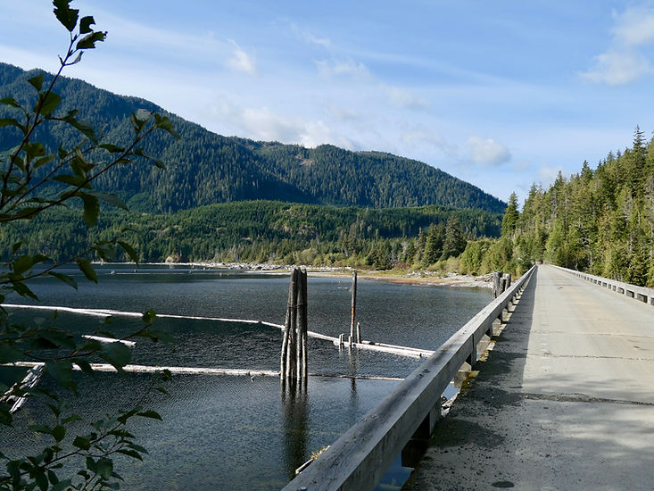 Nimpkish Lake & Nimpkish River Rec Camp | backroads bikepacking | cycle touring north Vancouver Island