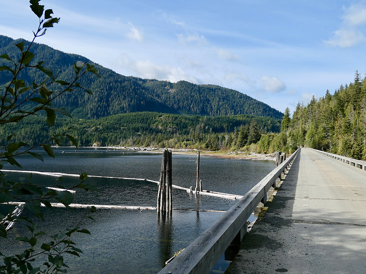 Nimpkish Lake & Nimpkish River Rec Camp | backroads bikepacking | cycle touring north Vancouver Island