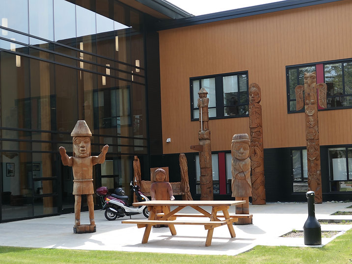Tla'amin First Nation | cycle touring Malaspina Peninsula | Tla'amin Government House