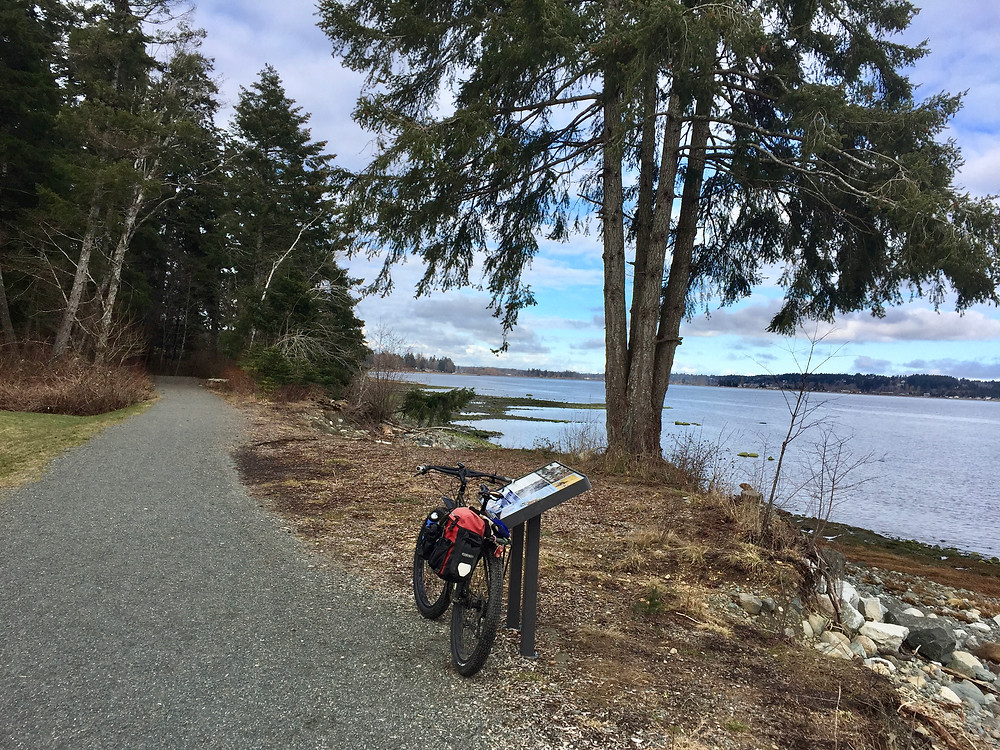 Riding Royston seaside trail
