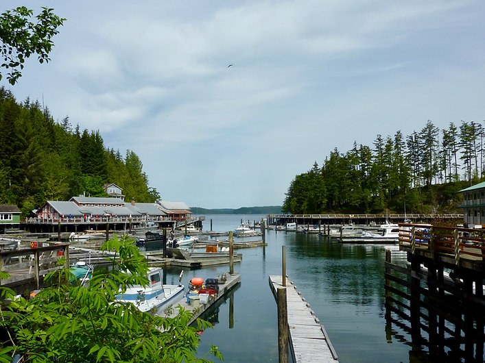 Telegraph Cove | near Port McNeill | cycle touring north Vancouver Island