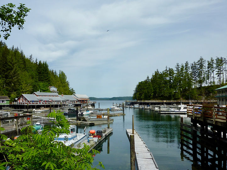 Telegraph Cove | cycle touring north Vancouver Island | SE of Port McNell