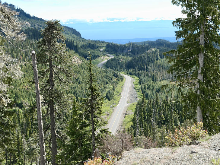 Cycle touring Strathcona Parkcona | bikepacking Mt Washington