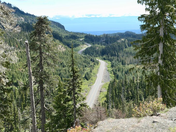 Cycle touring Strathcona Parkcona | bikepacking Mt Washington