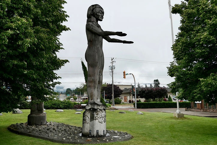 Victoria Quay Park, Port Alberni | start of Pacific Rim Highway | cycle touring Vancouver Island