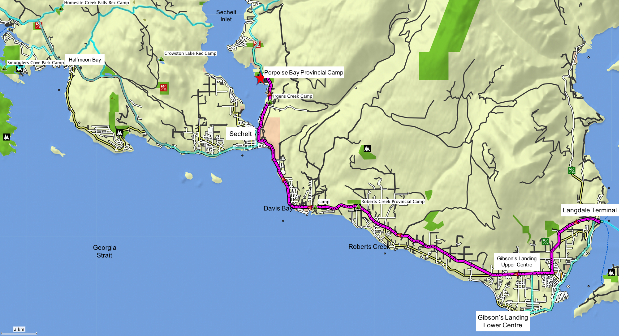 Sechelt Overnighter