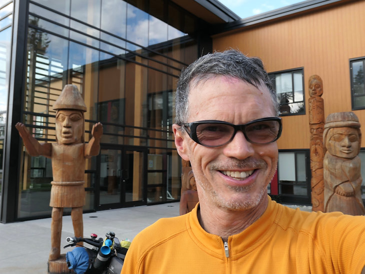 Tla'Amin band office | bikepacking Theodosia