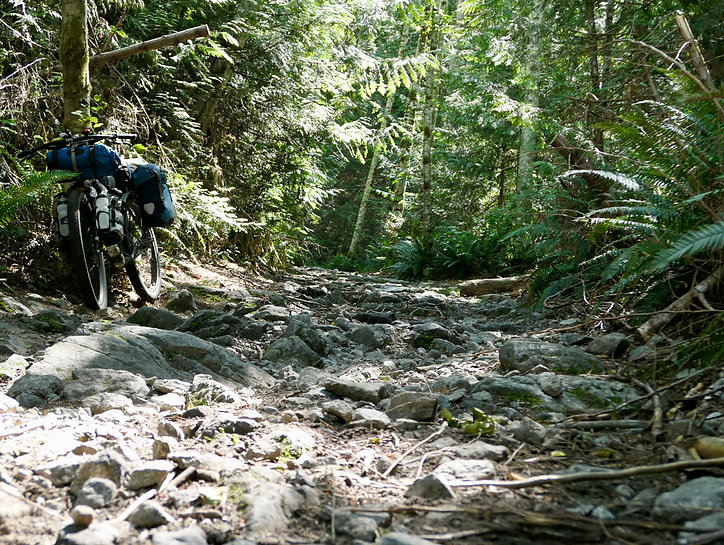Track to Theodosia Inlet | bikepacking Theodosia
