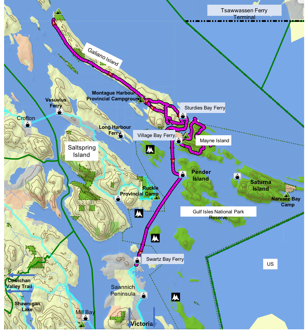 Galiano & Mayne Islands