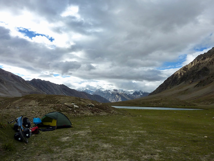 Hilleberg Rogen cycle touring tent | cycle touring Ladakh, north India