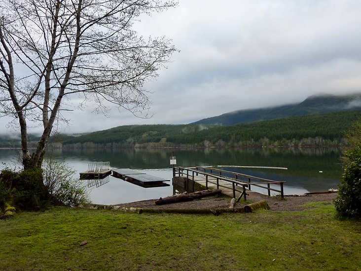 Link River Regional Campground | NE of Port Alice | cycle touring north Vancouver Island | bikepacking