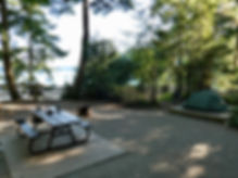 Montague Harbour Provincial Marine Campground | cycle touring Galiano island | south Gulf Islands