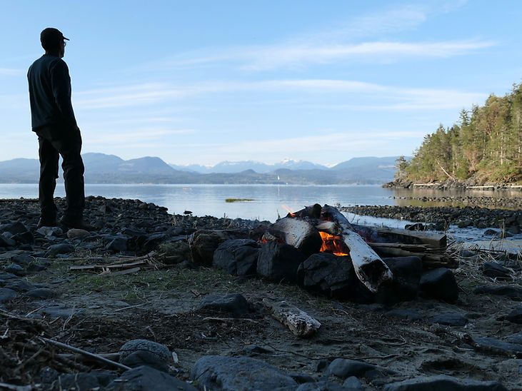NE Bay Camp | bikepacking Texada Island | bikepacking Gulf Islands