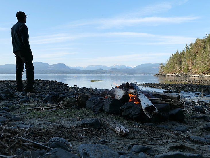 NE Bay Camp | bikepacking Texada Island | bikepacking Gulf Islands