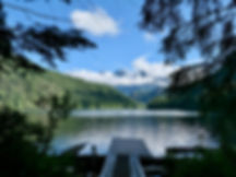 Windsor Lake portage trail | bikepacking Windsor Lake | bikepacking Powell Forest Canoe Circuit