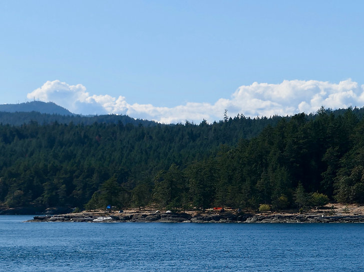 Ruckle Provincial Park Campground | cycle touring Saltspring Island | cycle touring Vancouvr Island