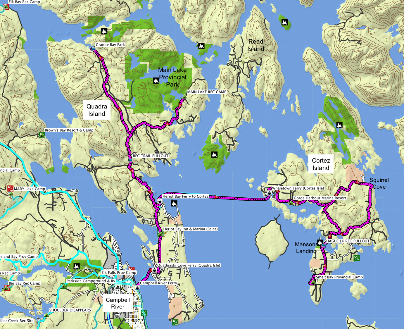Quadra & Cortes Islands