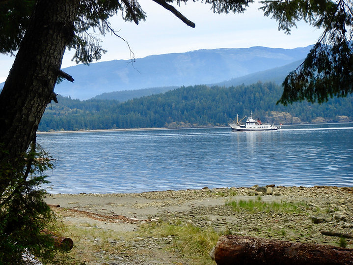 Eve Arden Rec Camp | west shores of Alberni Inlet | bikepacking SW from Port Alberni