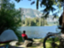 Horne Lake Regional Campground | cycle touring Horne Lake | bikepacking central Vancouver Island