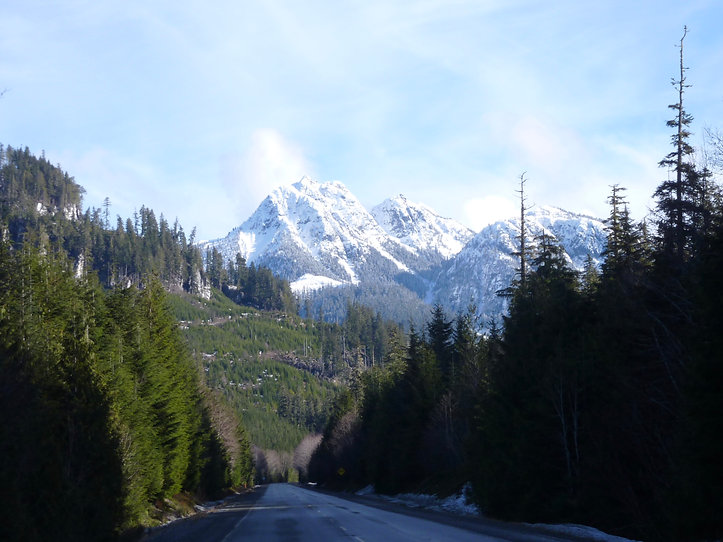 North Island Highway | south of Woss | cycle touring north Vancouver Island