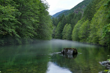 Taylor River, approaching dusk