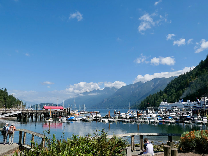 Horseshoe Bay ferry terminal | cycle touring ferry connections | to Vancouver Island & Sunshine Coast