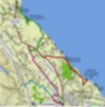 Comox Valley cycling route map | cycle touring Comox Valley