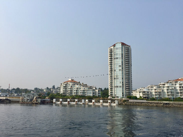 Nanaimo ferry terminal to Gabriola Island | cycle tourig Nanaimo harbour islands