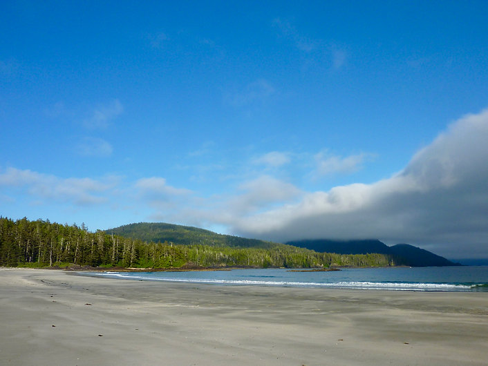 Grant Bay Park Campground | bikepacking west of Winter Harbour | cycle touring north Vancouver Island