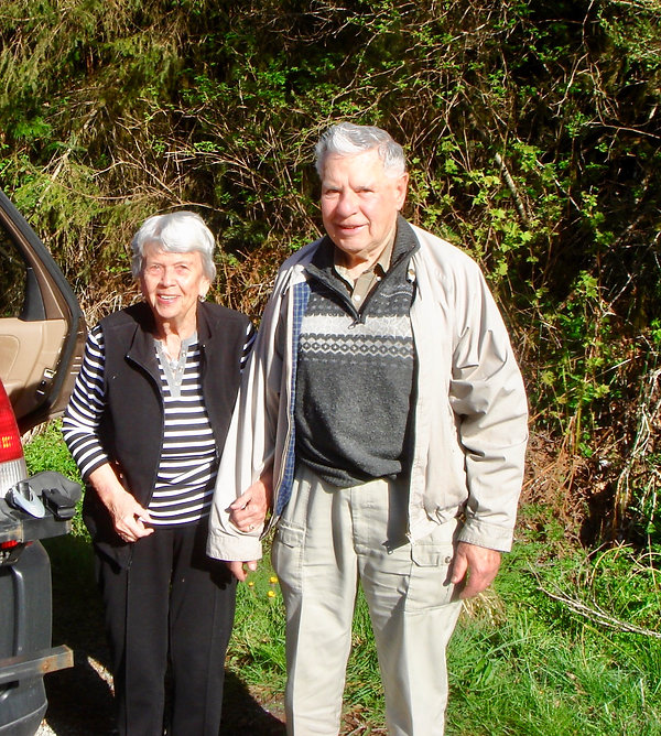 Mom & dad along West Coast Road | Sooke to Port Renfrew | south Vancouver Island