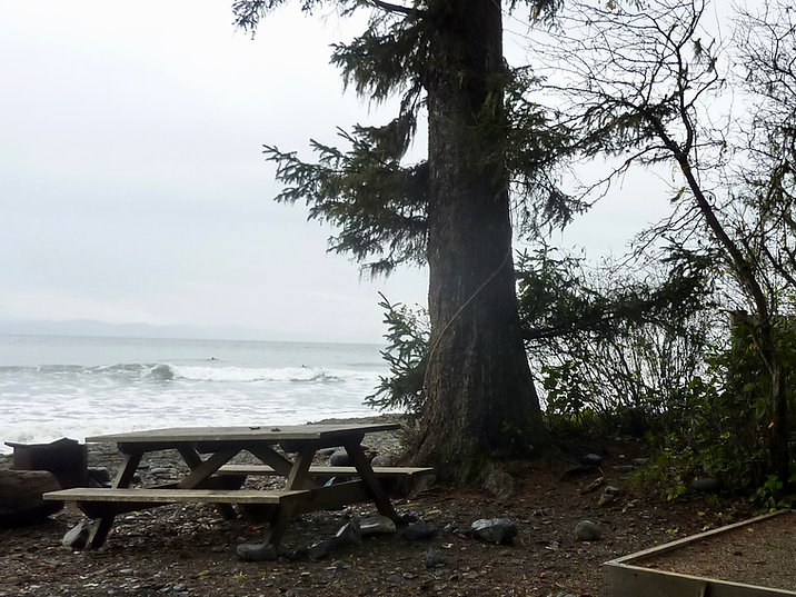 Jordan River Regional Campground | surfing | cycle touring SW Vancouver Island
