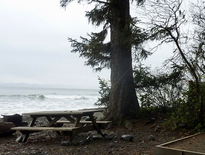 Jordan River Regional Campground | surfing | cycle touring SW Vancouver Island
