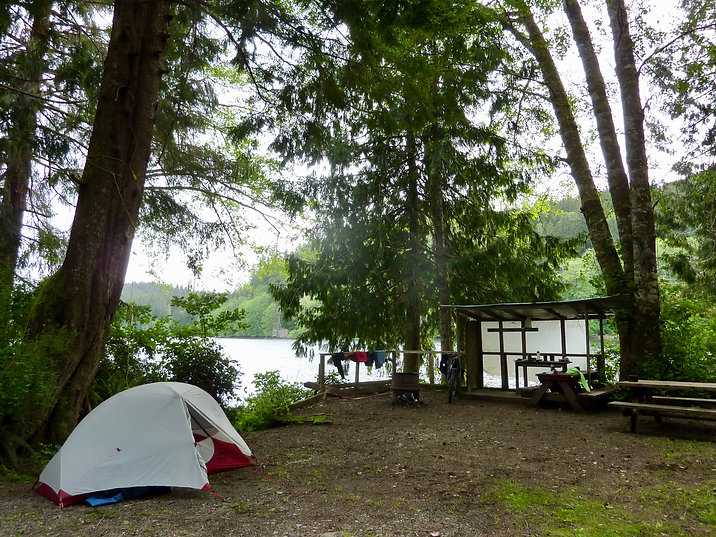Koprino Rec Camp | Spencer Bay, Quatsino Sound, Holberg Inlet | bikepacking NW Vancouver Island