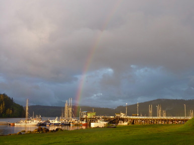 Coal Harbour - the end of the rainbow