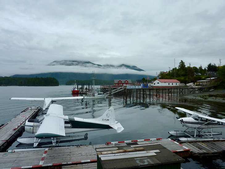 Tofino harbour | Green Point Campground | cycle touring Vancouver Island