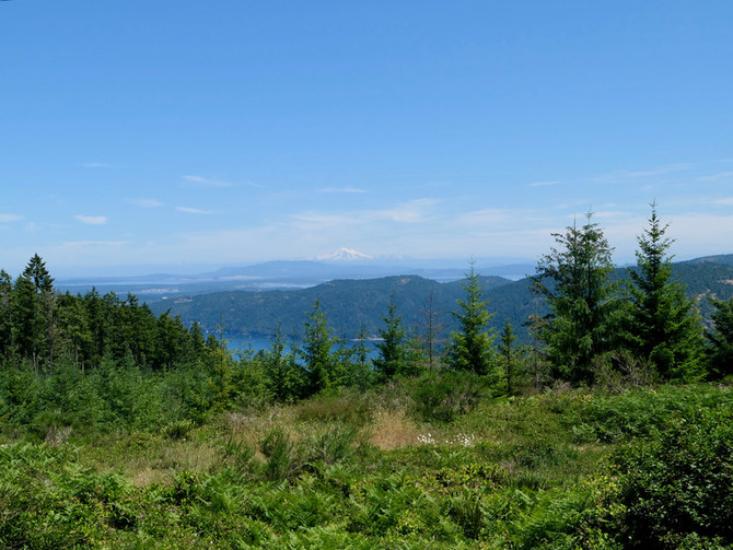 Riding the new Sooke Hills Wilderness Trail