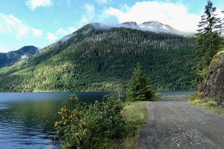 NW Sproat Lake Rec campsites | bikepacking | cycle touring west of Port Alberni