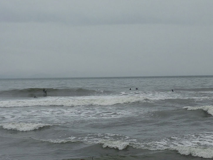 Jordan River Regional Camp | Cycle touring SW Vancouver Island | winter surfers