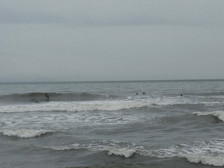 Jordan River Regional Camp | Cycle touring SW Vancouver Island | winter surfers